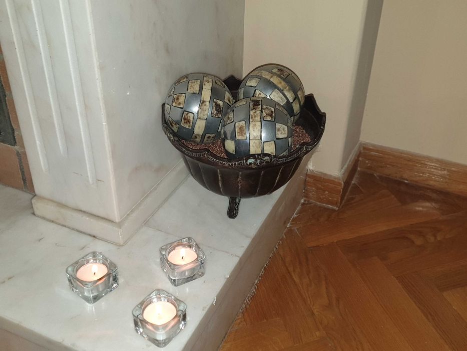 Vaso e artigos em estanho