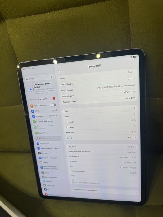 Apple iPad Pro 12,9 6gen M2 1Tb WiFi+LTE