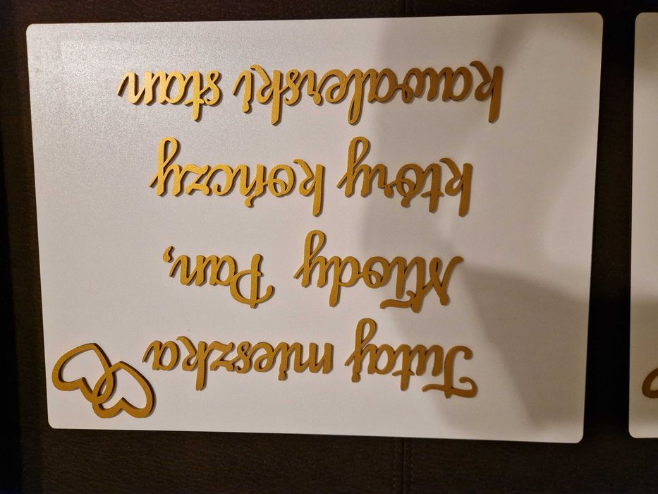 Sprzedam tablice weselne