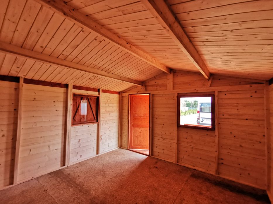 Domek letniskowy domek drewniany z tarasem