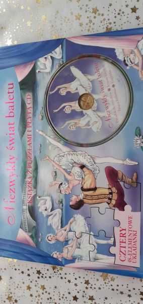 Cudowna książka z puzzlami i płytą CD "Niezwykły świat baletu"