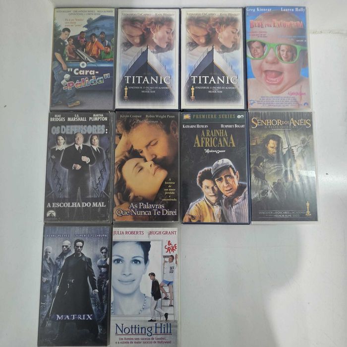 Lote Vhs 5- Ver lista Abaixo - PROMOÇÂO 1 €