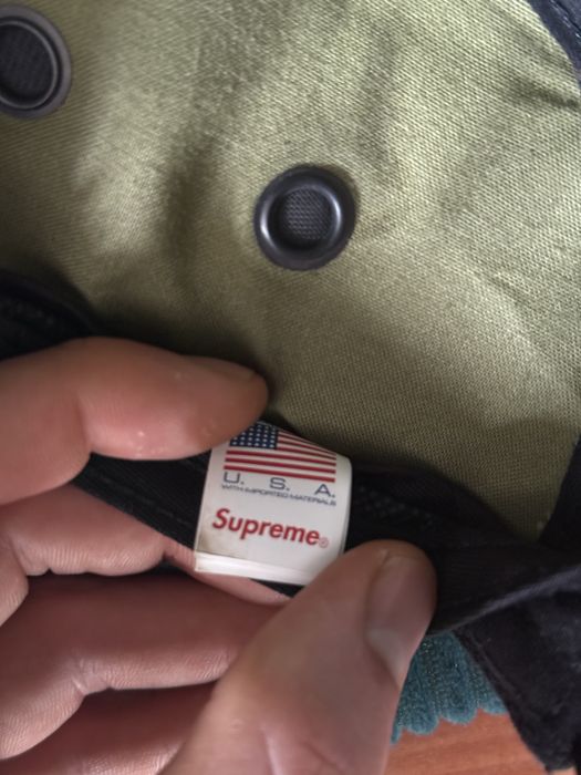 Czapka Supreme 5 Panel Woodland Camo