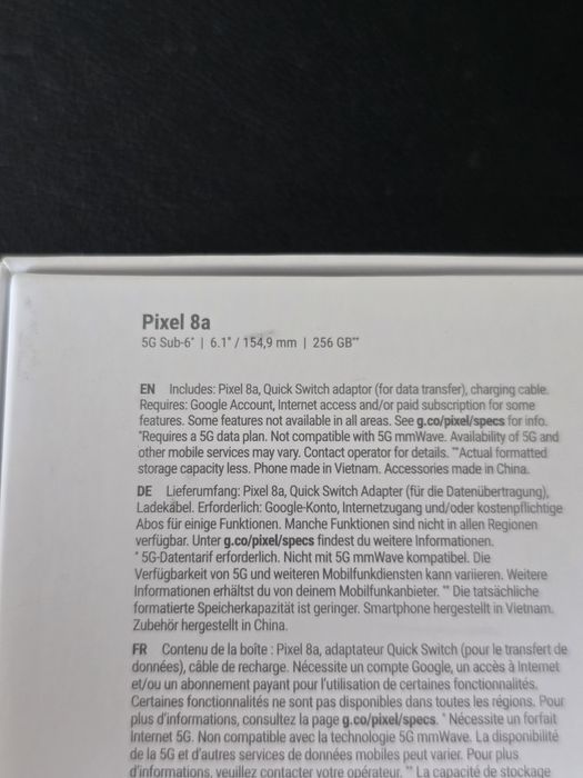 Google Pixel 8a 256gb