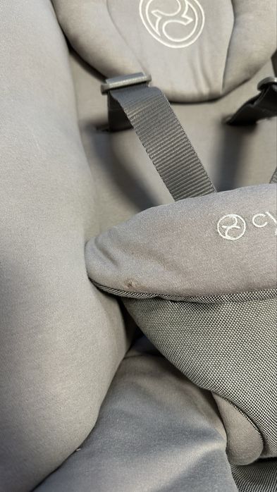 Шезлонг до стільчика Cybex Lemo Suede Grey з адаптерами