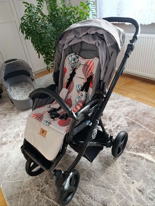 Wózek dziecięcy Bebetto Nitello gondola + spacerówka, fotelik maxi cos