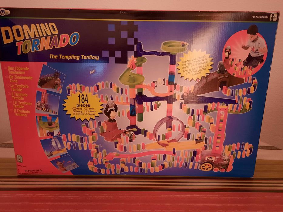 Tornado Domino Track with 184 Pieces, Complete in Box64751215218049121