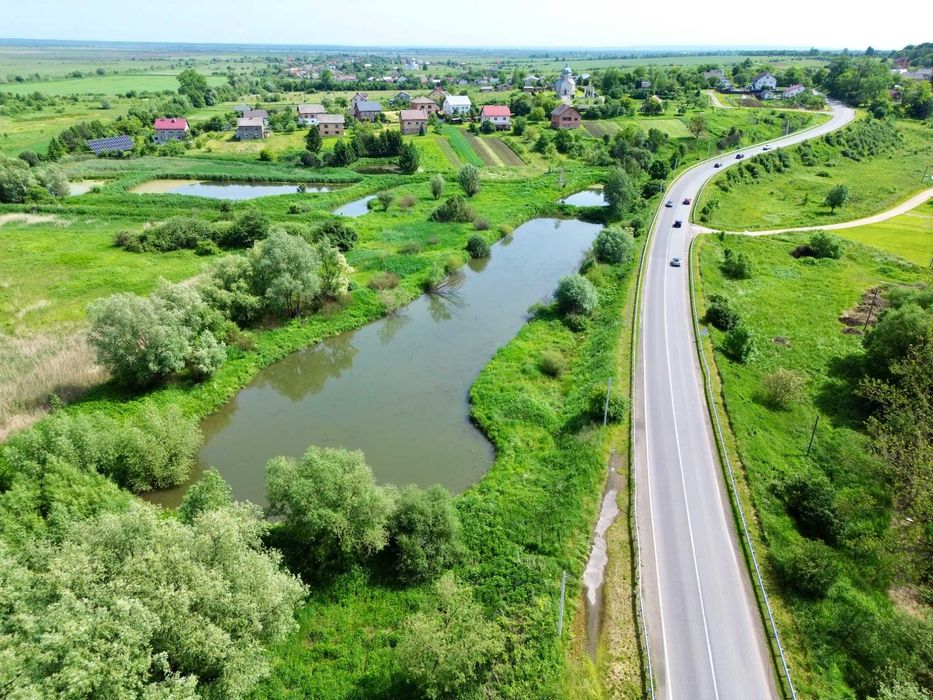 Унікальна ділянка 2.2 га. з ставками на Прикарпатті!