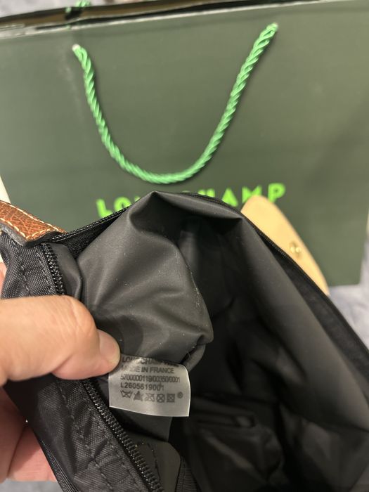 Longchamp torebka czarna L