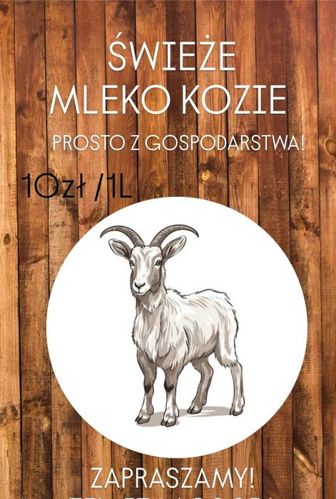 Sprzedam mleko kozie