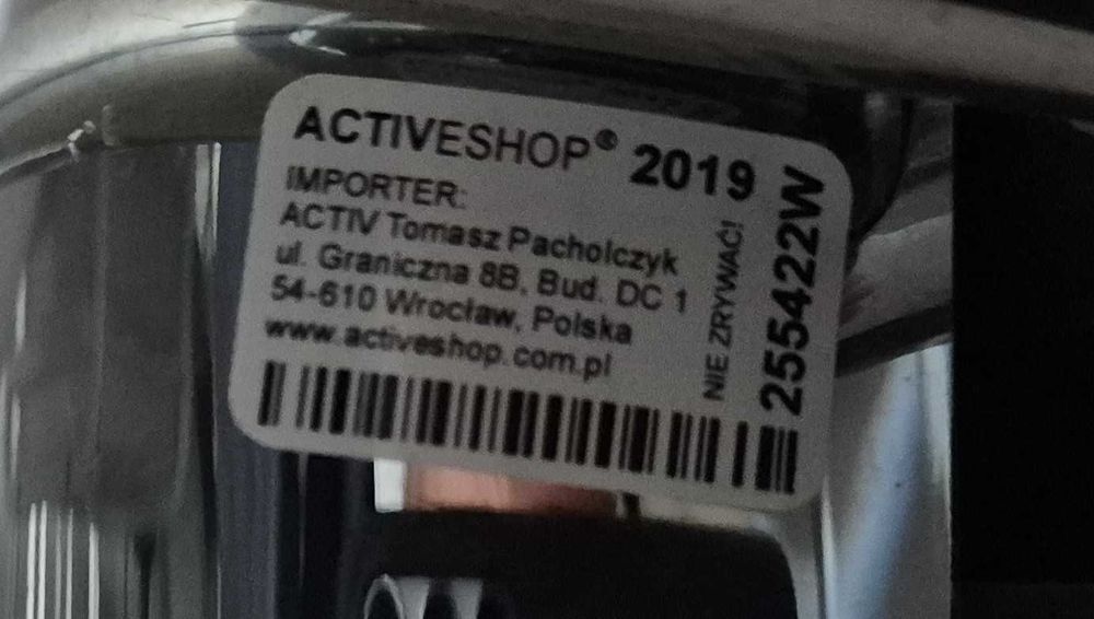 Fotel kosmetyczny manualny hydrauliczny ACTIVESHOP BASIC