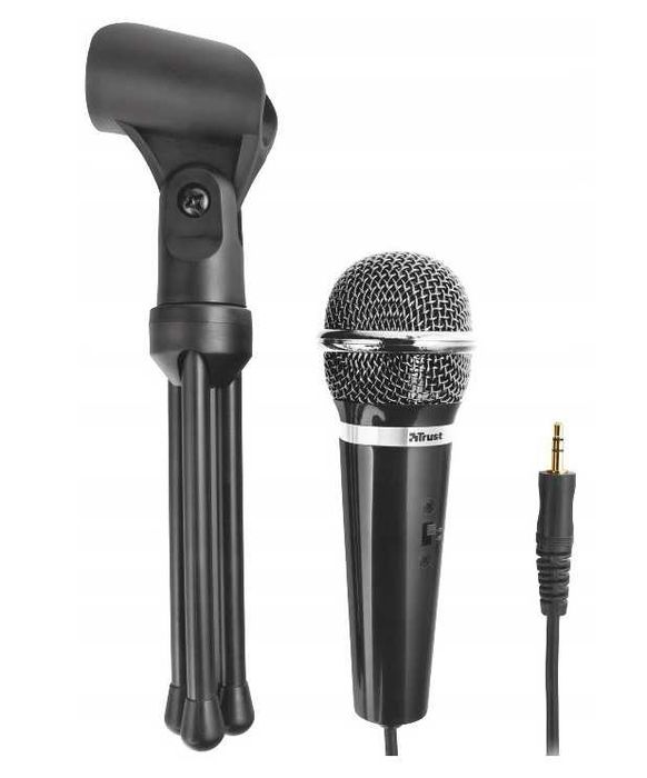 Mikrofon Trust Starzz Mikrofon Uniwersalny, Czarny STREAM