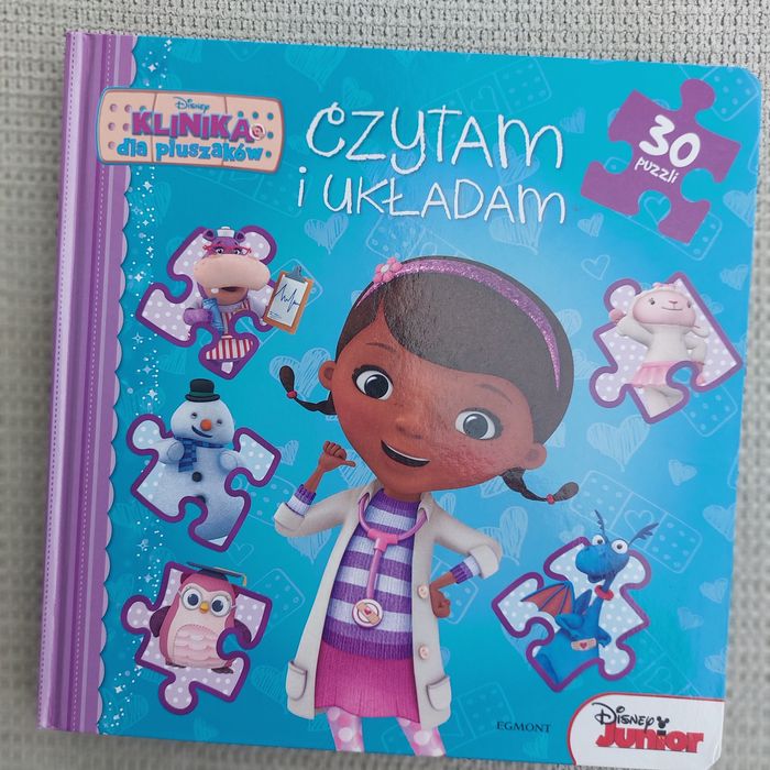 Książka z puzzlami Klinika dla pluszaków