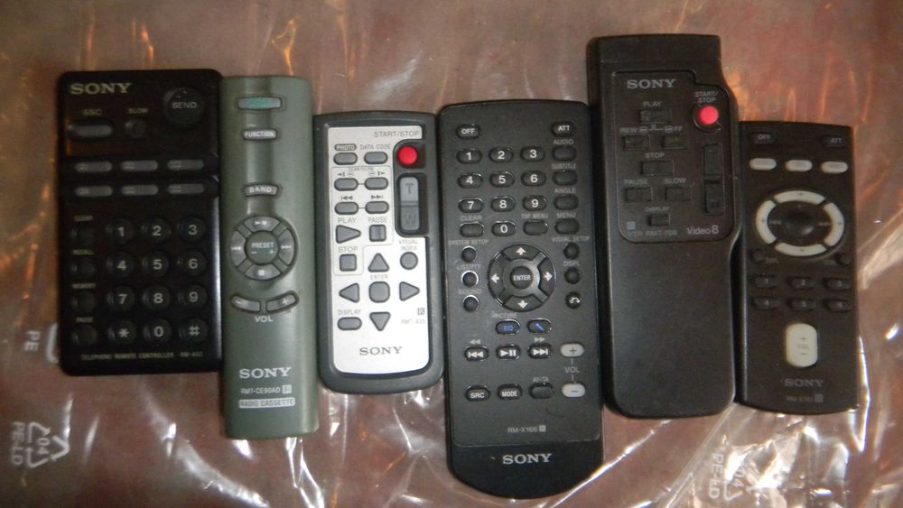 пульты ДУ к аудио-видео Sony,Panasonic,Philips,JVC,Pioneer и др.