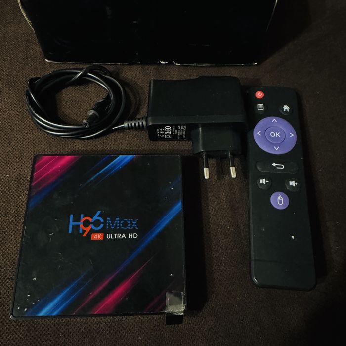 Android TV BOX 4GB ram, 64GB flash, H96 max