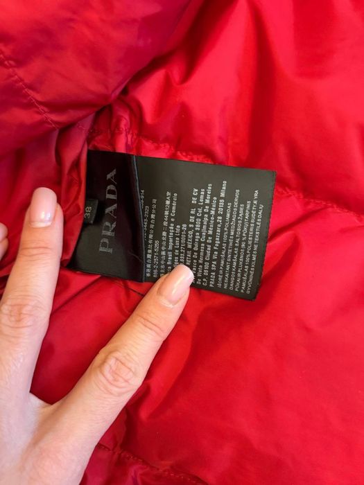 куртка пуховик Prada оригінал XS