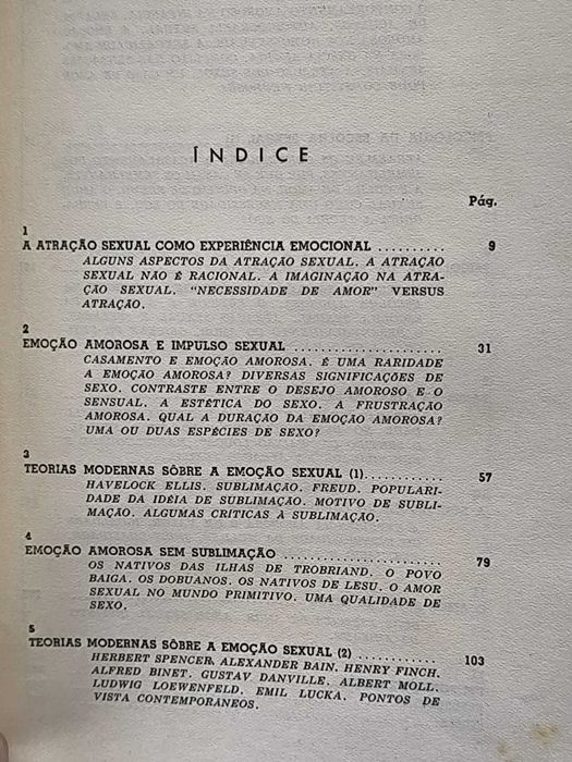 Livro "Psicologia Da Atração Sexual" de Vernon W. Grant