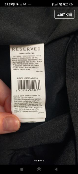 Sukienka mini Reserved