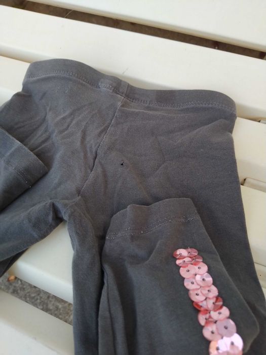 Calças de menina com brilhantes - C & A - 18 - 24 meses - 92 cm