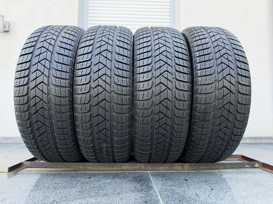 4szt zimowe 215/60R16 Pirelli 7,8mm 100% bieżnika JAK NOWE! 2022r Z1891 gwar