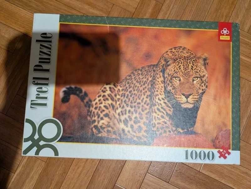 Puzzle Trefl 1000 elementów Lampart