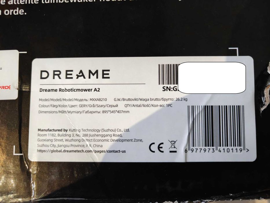 Robot koszący DREAME A2 3000m2 - NOWY, nieotwierany.