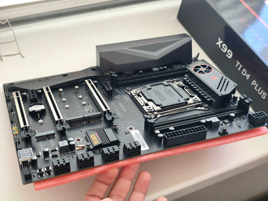 JGINYUE X99 Ti-D4 Plus + Xeon 2680v4 / 2690v4 / 2699v4 / 2696v3 / 2696v4 / сокет 2011-3