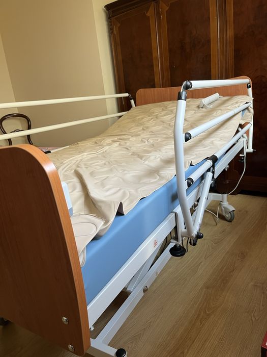 Cama articulada elétrica + colchão de ar