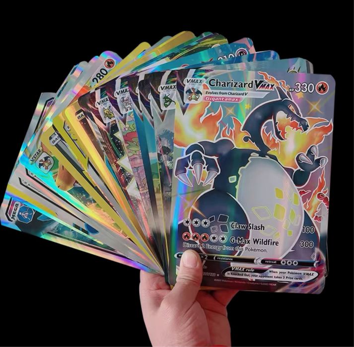 30 dużych kart Pokemon karty gra pikachu charizard jumbo big card