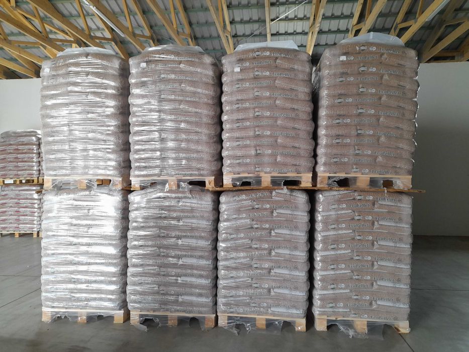 Pellet pelet sosnowy Aktualna cena  6/8 mm GWARANCJA NAJNIŻSZEJ CENY !