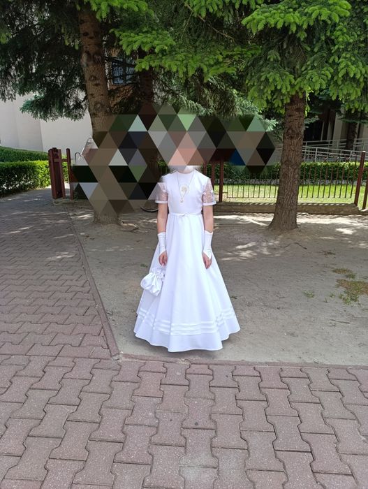 Sukienka komunijna I komunia niesamowita szyk i elegancja