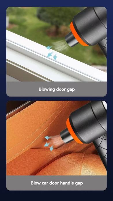 Mocny ręczny  odkurzacz samochodowy bezprzewodowy auto dom laptop 2W1