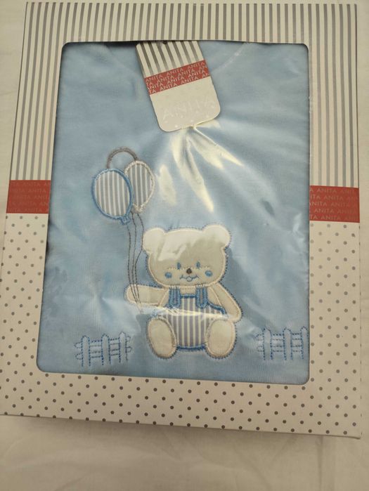 Conjunto bebé azul ANITA 6 meses - Novo