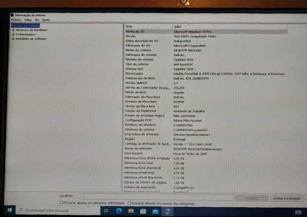 Desktop Tower Dell Optiplex 7010