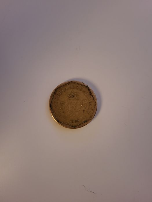 Moneta 5 guldenów 1999rok