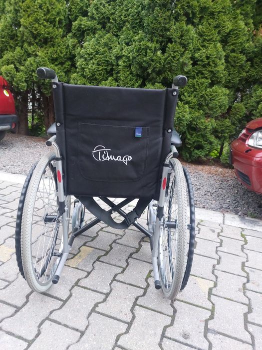 Wózek inwalidzki aluminiowy