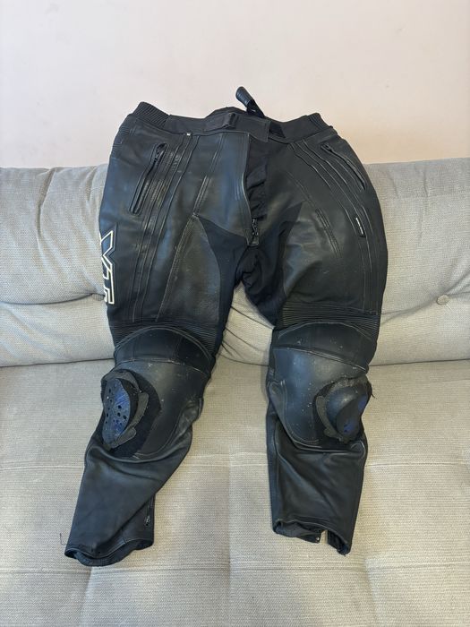 Kurta skórzana spodnie skórzane komplet