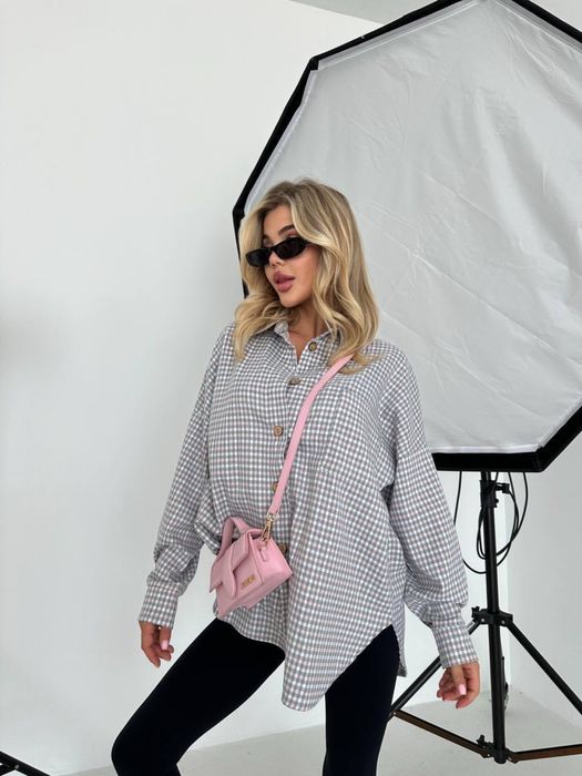 Сорочка жіноча в клітку