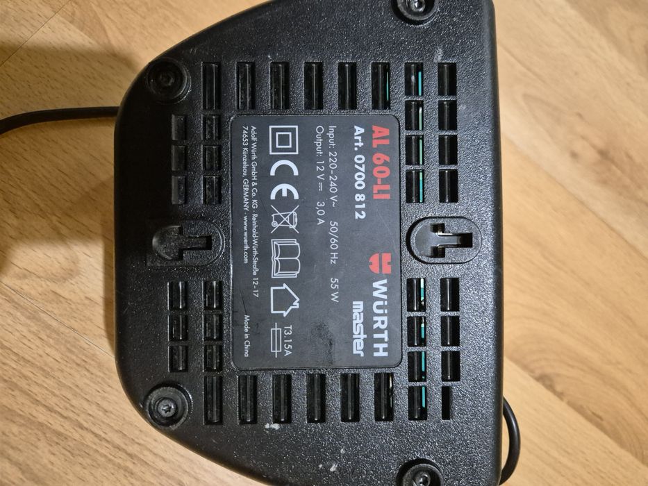 Ładowarka Würth AL 60-LI do akumulatora LI-12V