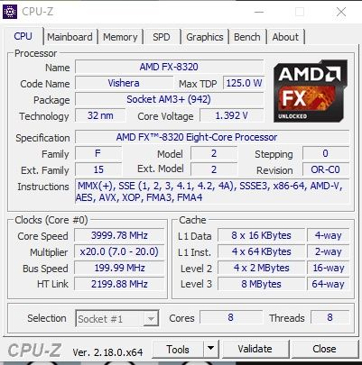 Процесор AMD FX8320 3.5Ghz