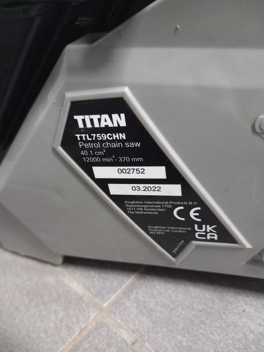 Piła pilarka spalinowa Titan prowadnica 40 cm jak nowa !!