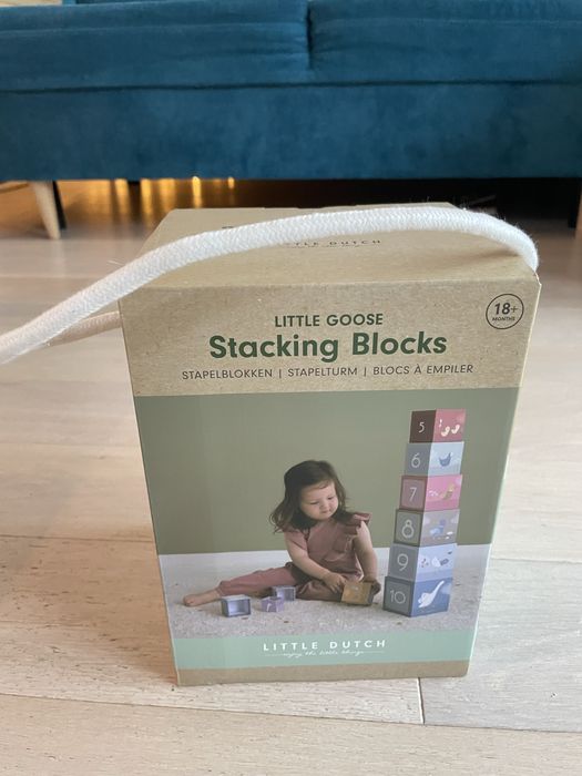 Układanka wieża dla maluszka Little Dutch