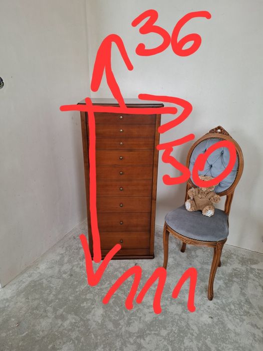 Szafka półka stylowa komoda szafka na płyty DVD pomocnik