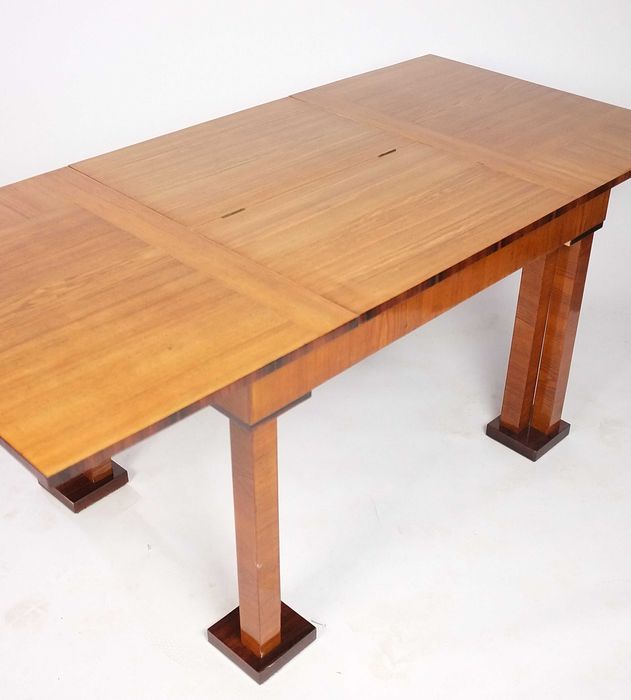 POLSKI MODERNIZM lat 20stych, stół z krzesłami, art deco, palisander