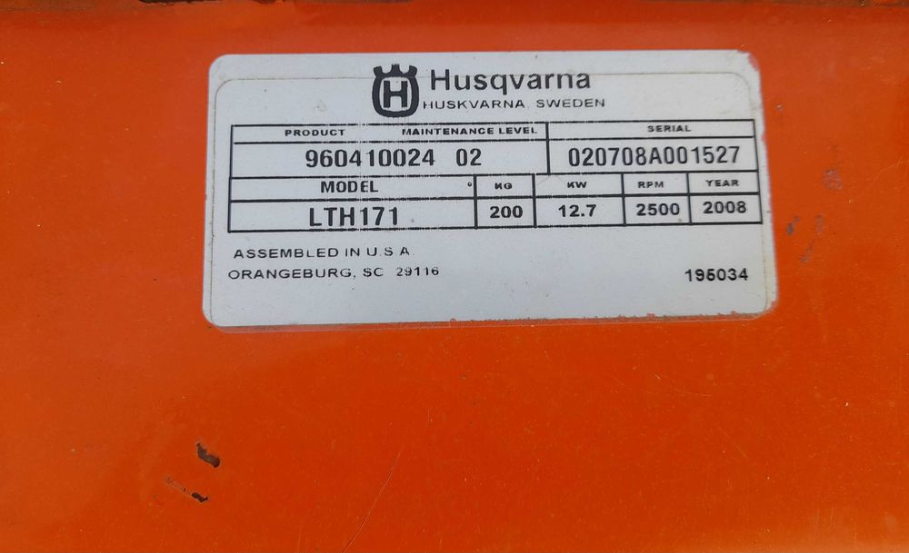 Traktorek kosiarka lth171