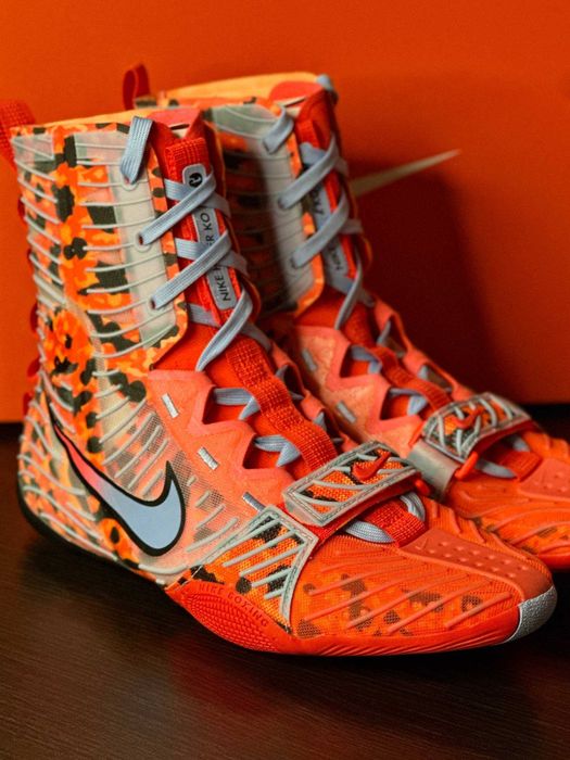 Боксерки Nike HyperKo 3 «SE» Black/Bright Crimson-Aluminum ОРИГИНАЛ