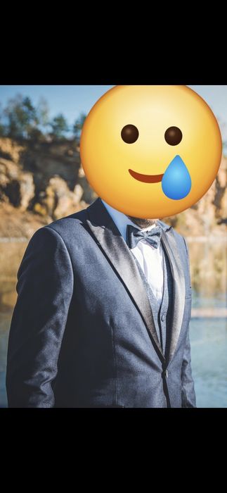 Garnitur ślubny/187cm