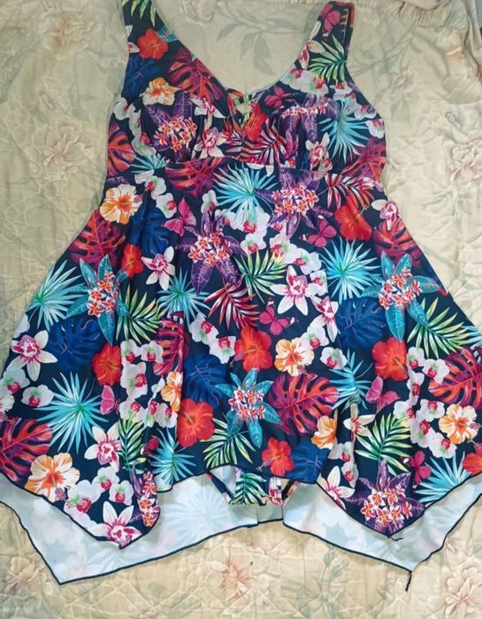 Шикарний стильний купальник танкіні сукня вагітність