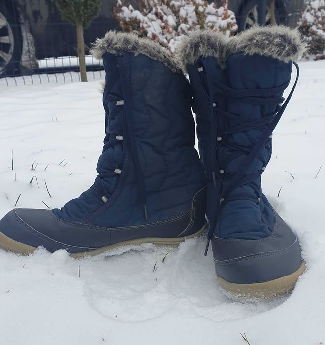 Buty zimowe wodoodporne damskie Decathlon, rozmiar 38