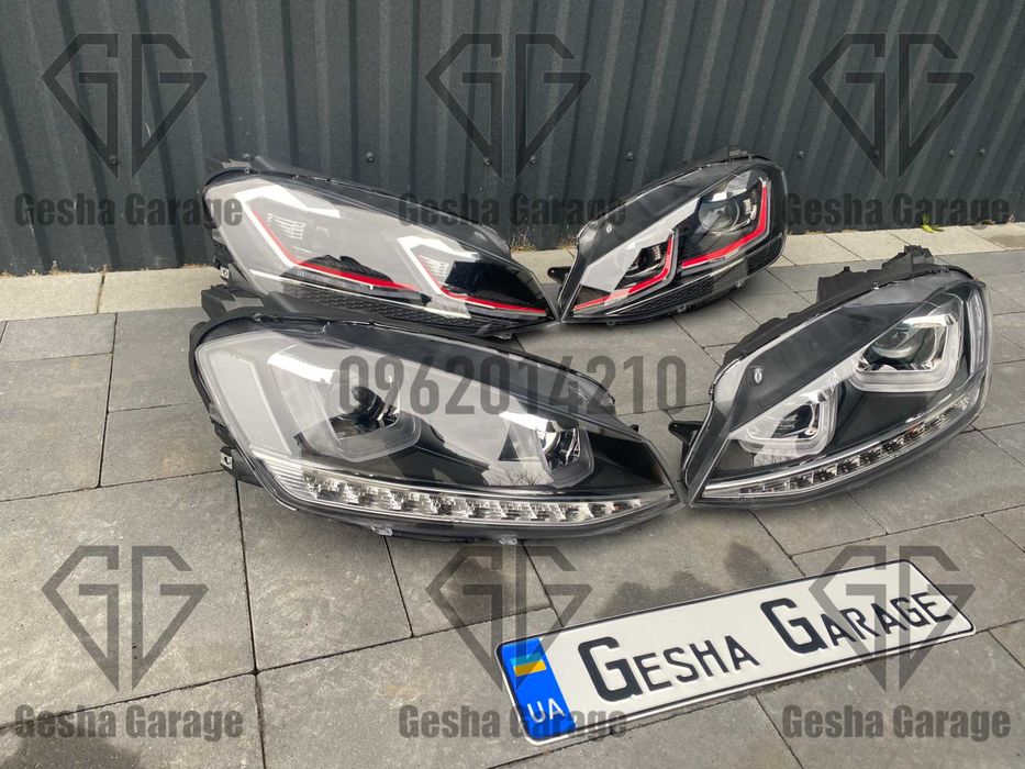 Наявність комплект фар Volkswagen Golf 7 гольф full led halogen DRL